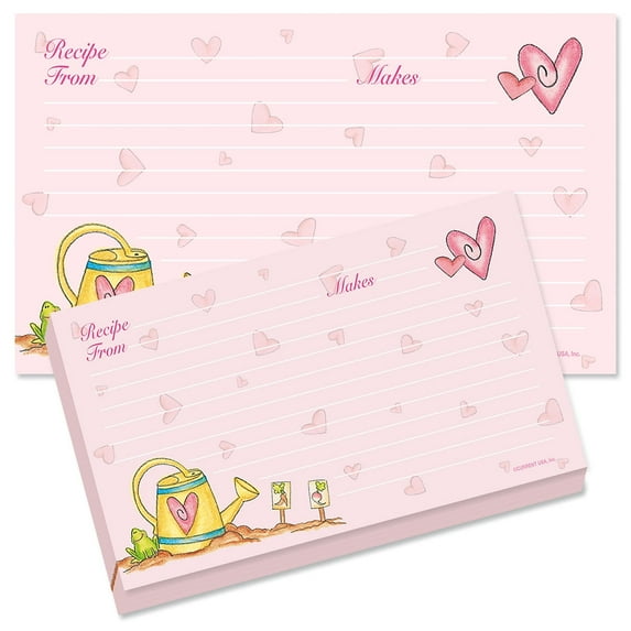 Current Garden Recipe Cards - 3" x 5" Index Cards, Set of 50, Regular Rule