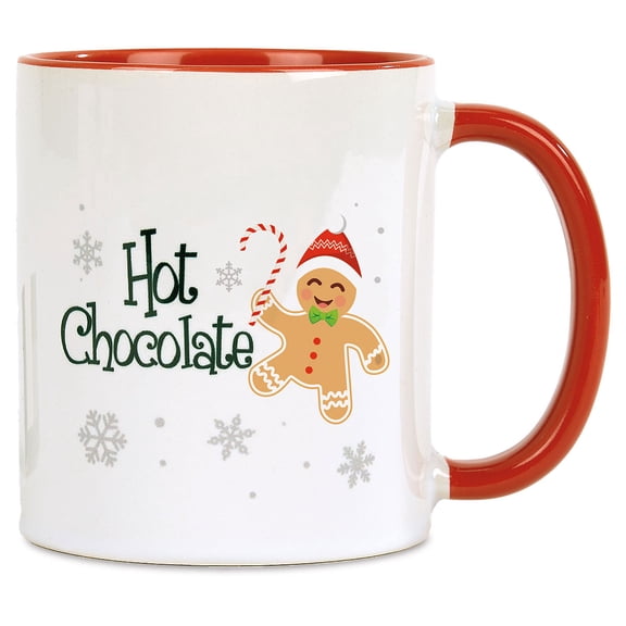 Current Gingerbread Hot Chocolate Mug, Ceramic, 11 oz Capacity, Dishwasher safe