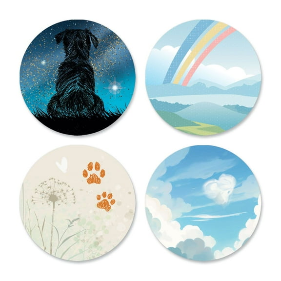 Current Goodbye Pet Seals - Set of 24 Envelope Seals, 1 1/2 Inch Diameter