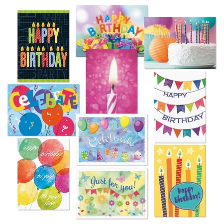 Current Graphic Birthday Value Pack - 20 Cards, 5" x 7"