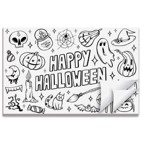 Current Halloween & Thanksgiving Coloring Placemat Pad, 24-Sheet