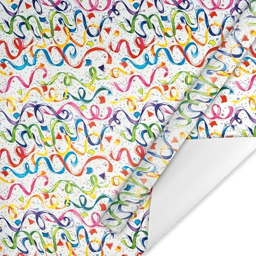 Current Birthday Confetti Jumbo Roll Heavyweight Wrapping Paper, 1 Pack, 23 in x 32 ft