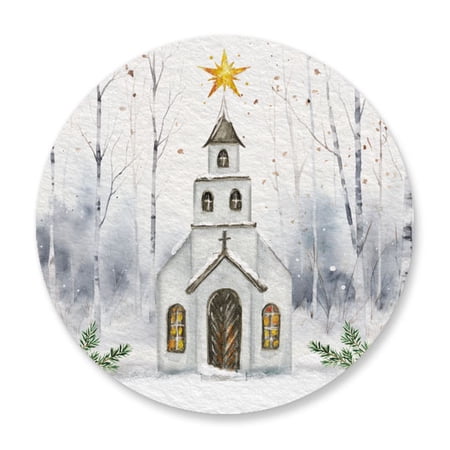 Current Heavenly Peace Christmas Envelope Seals, 72 Ct., Single Design, Self-Adhesive on Flat-Sheets, 1-1/2", Personalized