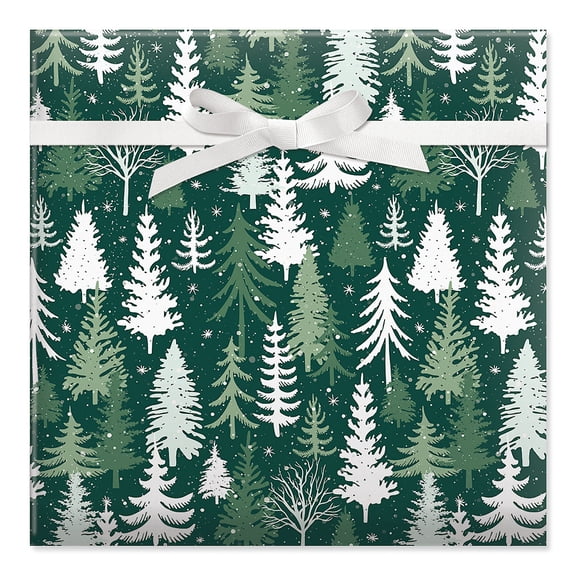 Current Holiday Forest Christmas Jumbo Rolled Wrapping Paper - 23-Inch x 32-Foot Gift Wrap Roll, 61 Sq. ft.