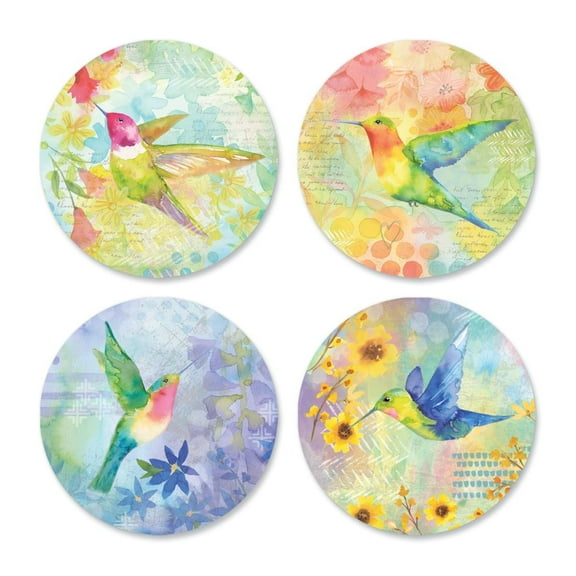 Current Hummingbird Garden Seals - Set of 24 Envelope Seals, 1 1/2 Inch Diameter