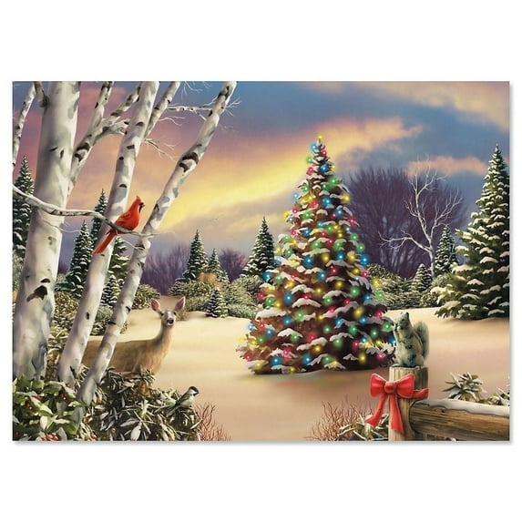 Current Innocent Light Religious Christmas Greeting Cards - Set of 18, 5" x 7"
