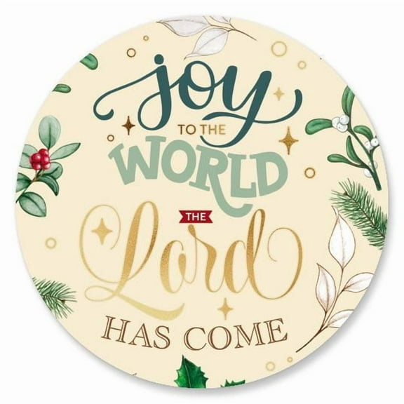 Current Joyous Blessing Seals - Set of 72 Holiday Stickers, 1.5 inches Diameter, for Cards, Presents, and Crafts, Christmas Stationery