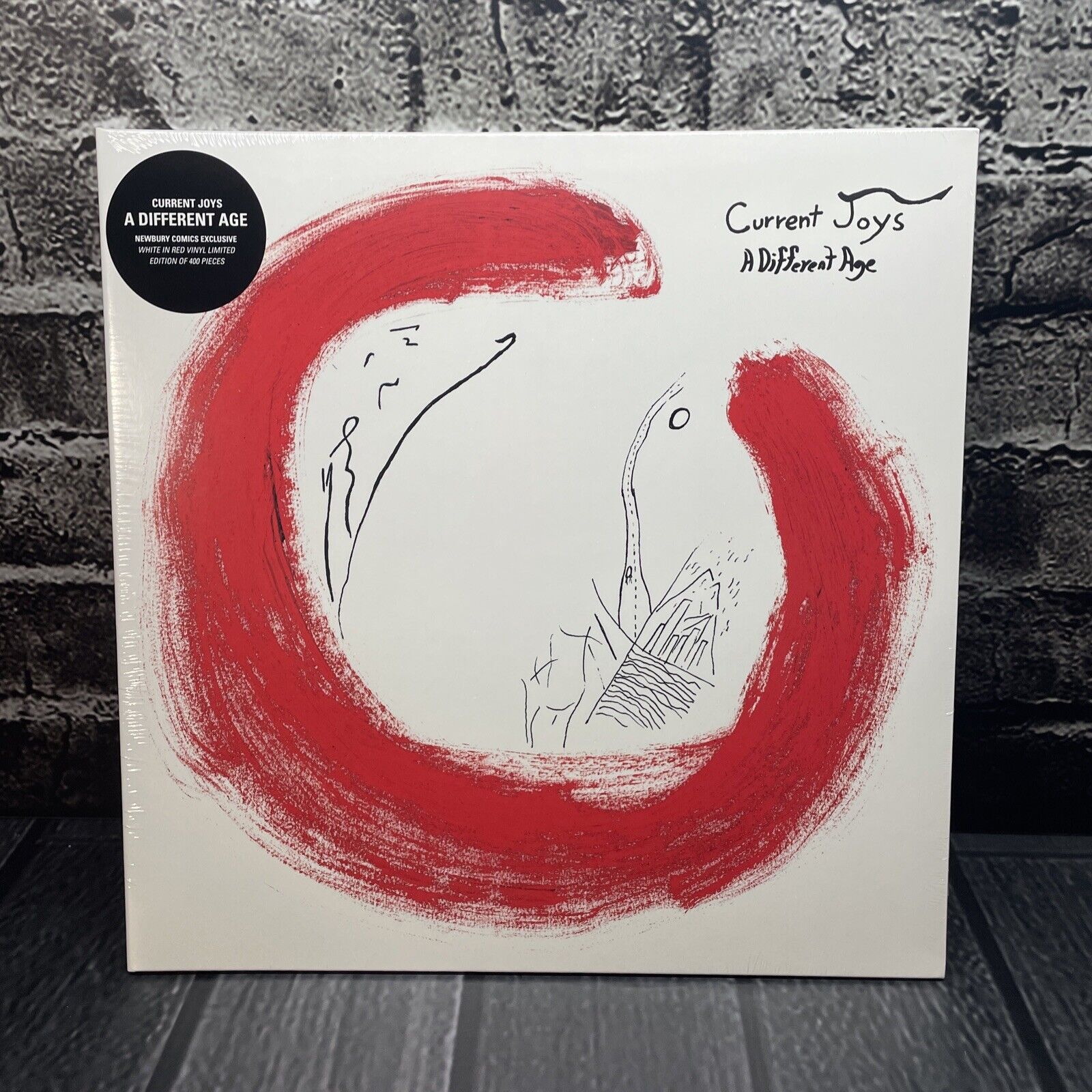 Current Joys A Different Age WHITE IN RED Vinyl LP Sealed