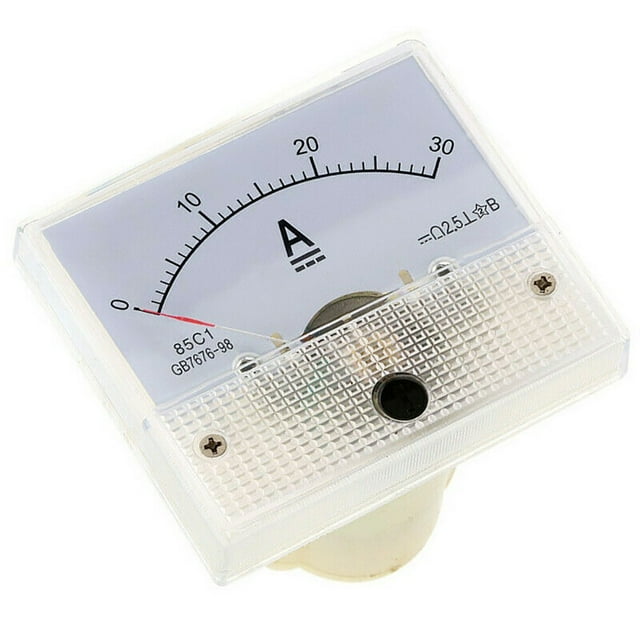 Current Meter D8 0-30A DC Analog Ammeter Panel Circuit No Need Shunt ...