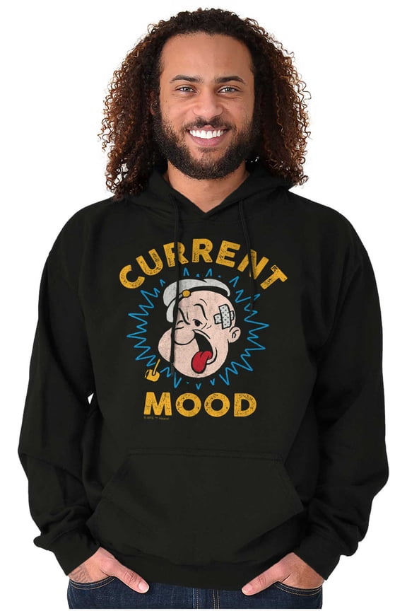 Current Mood Popeye The Sailor Man Hoodie Sweatshirt Women Men Brisco Brands S