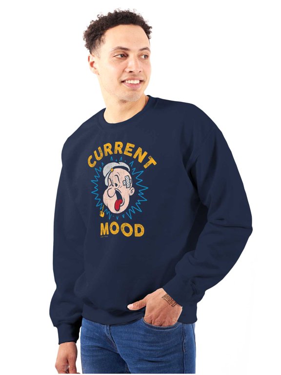 Current Mood Popeye The Sailor Man Sweatshirt for Men or Women Brisco Brands M