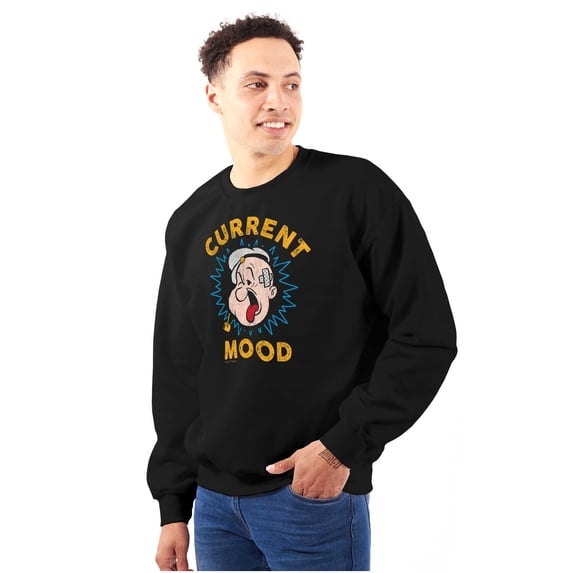 Current Mood Popeye The Sailor Man Sweatshirt for Men or Women Brisco Brands S