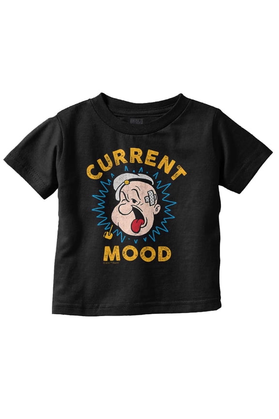 Current Mood Popeye The Sailor Man Toddler Boy Girl T Shirt Infant Toddler Brisco Brands 12M