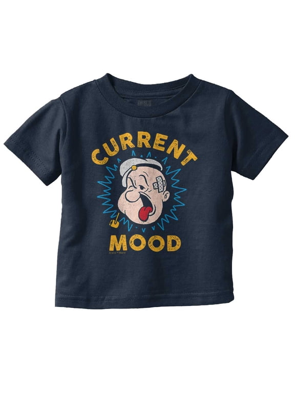 Current Mood Popeye The Sailor Man Toddler Boy Girl T Shirt Infant Toddler Brisco Brands 18M