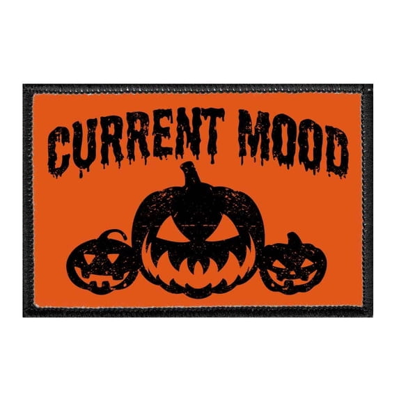 Current Mood - Pumpkin - Removable Patch