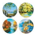 thumbnail image 1 of Current Painterly Wishes Design Seals - Set of 24 Envelope Seals, 1 1/2 Inch Diameter, 1 of 6
