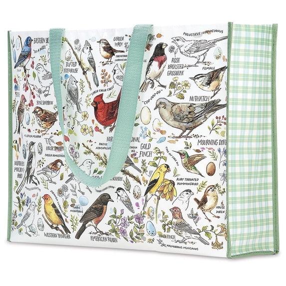 Current Paradise Bird Reusable Shopping Bag, Grocery Tote, 16 x 5 x 13"