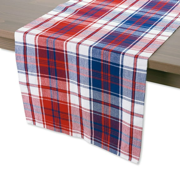 Current Patriotic Table Runner - 13 x 72-Inch Indoor & Outdoor Dining Decorations, Home Decor, Holiday Centerpiece, Machine Washable Polyester