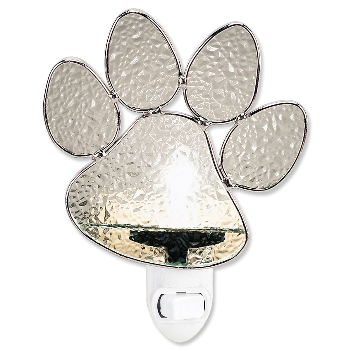 Current Pawprint Night Light- Decorative Plug Into Wall Nightlight, 4 1/4 x 4 1/4”, Great as a gift or home décor