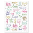 thumbnail image 1 of Current Positive Vibes Stickers, Set of 30 stickers, Printed in The USA, Great for Cards, Gifts, Party Favors and More, 1 of 5