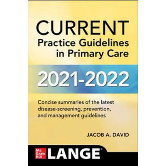 Pre-Owned Current Practice Guidelines in Primary Care 2021-2022 (Paperback) 1264277687 9781264277681