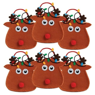 Happy Holidays 36in Jumbo Felt Christmas Stockings in Snowman, Reindeer,  Santa - Set of 3 