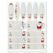 Current Santa & Friends Christmas Gift to / from Labels - Set of 42 Gift Tags