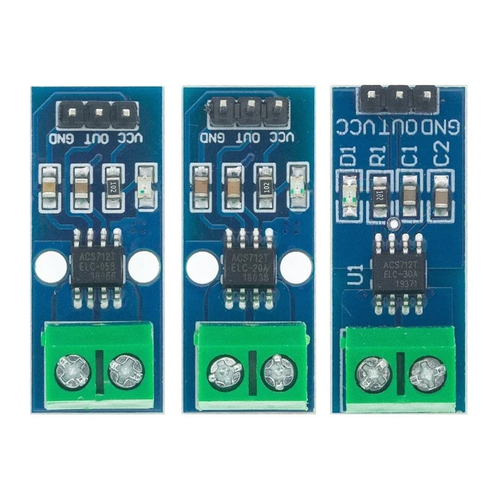 Current Sensor Module ACS712 module 5A 20A 30A Current Sensor Module 5A ...