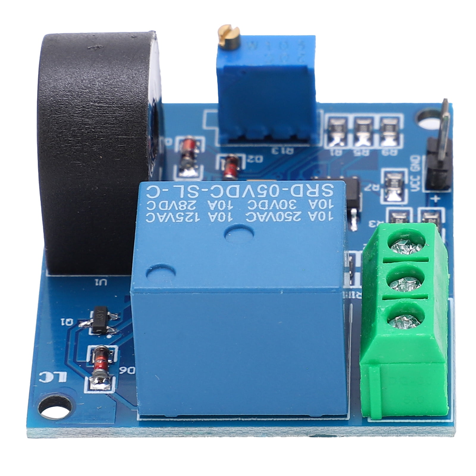 Current Sensor Relay Module, DC 5V PCB Reliable Lightweight Overcurrent