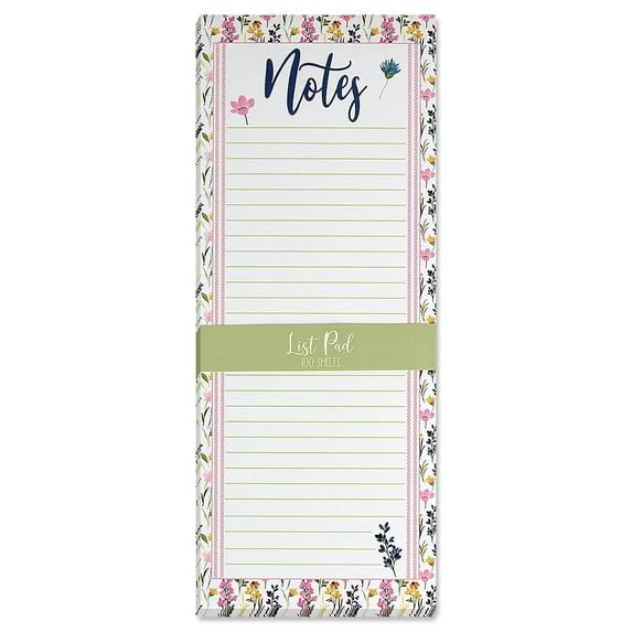 Current Shiloh List Pad – Set of 1, 100-Sheet Pad, 4x10 Inches, Memo Pad, Shopping List, To-Do Notes, Office Organizer