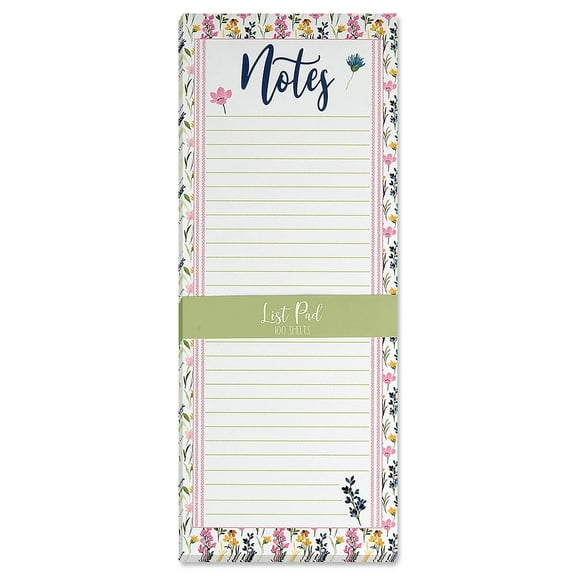 Current Shiloh List Pad – Set of 1, 100-Sheet Pad, 4x10 Inches, Memo Pad, Shopping List, To-Do Notes, Office Organizer