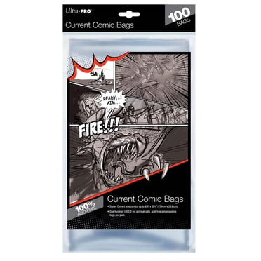 Comic Book Storage Combo - 200 Resealable Bags & Acid-Free Boards For Current Comics