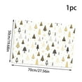 thumbnail image 1 of Current Snowflake Christmas Tree and Deer Pattern Elegance Rolled Christmas Gift Wrap Paper, Premium 27.56" x 19.68" Paper, 1 of 7