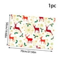 thumbnail image 1 of Current Snowflake Christmas Tree and Deer Pattern Elegance Rolled Christmas Gift Wrap Paper, Premium 27.56" x 19.68" Paper, 1 of 7