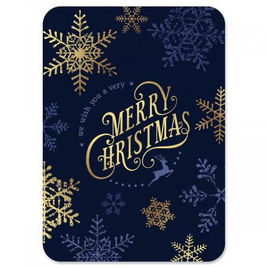 Current Snowflake Deluxe Nonpersonalized Christmas Cards Holiday