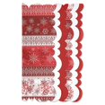 thumbnail image 1 of Current Snowflake Stripe Scalloped Edge Tissue Paper Sheets - Christmas and Holiday Present-Wrapping, Bulk, Variety, 24 Sheets of Assorted Tissue Paper, 19 x 25”, 1 of 4