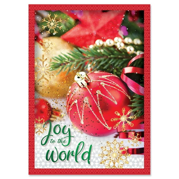Current Sparkling Holiday Christmas Cards - Greeting Cards Set - Set of 18 Large 5 x 7-Inch Folded Cards, Themed Holiday Card Value Pack, Envelopes Included