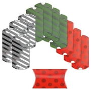Current Christmas Foil Pillow Boxes - Set of 12, 3" x 5" Gift Card Envelopes & Treat Favor Boxes