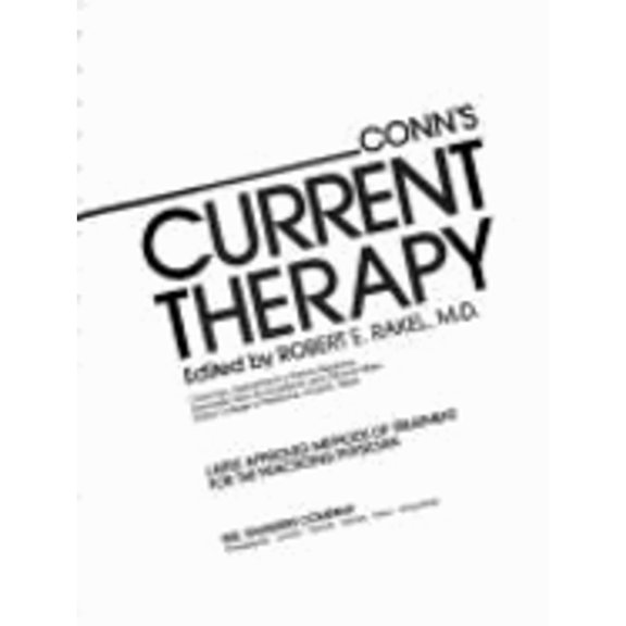 Pre-Owned Current Therapy (Hardcover) by Robert E. Rakel
