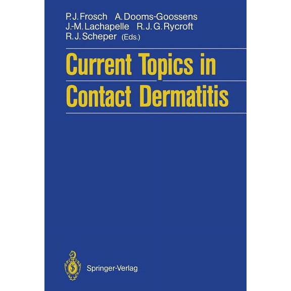 Current Topics in Contact Dermatitis, (Paperback)