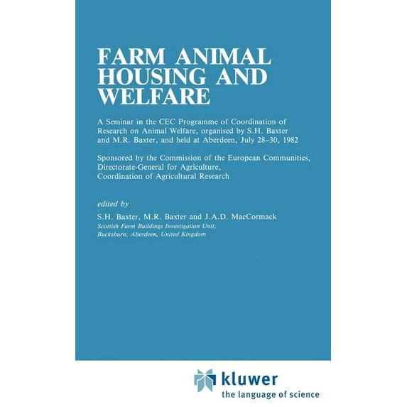 Current Topics in Veterinary Medicine Farm Animal Housing and Welfare, Book 24, (Hardcover)