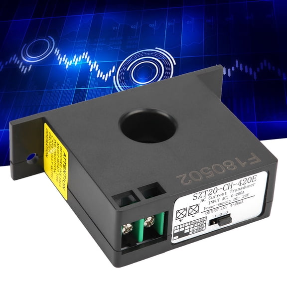Current Transducer, 0-200A Safe Accurate Detection Sensor SZT20-CH-420E for Home