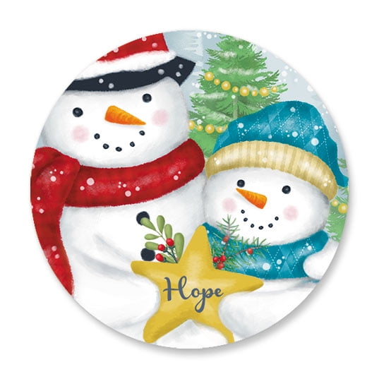Current Wintery Friends Envelope Seals- 72 Ct, Single Design, 1.5" Diameter, Round- Great for stationary and more