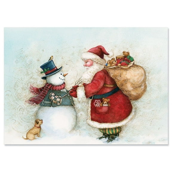 Current How Do You Do Santa Christmas Cards - Set of 18, 5" x 7"