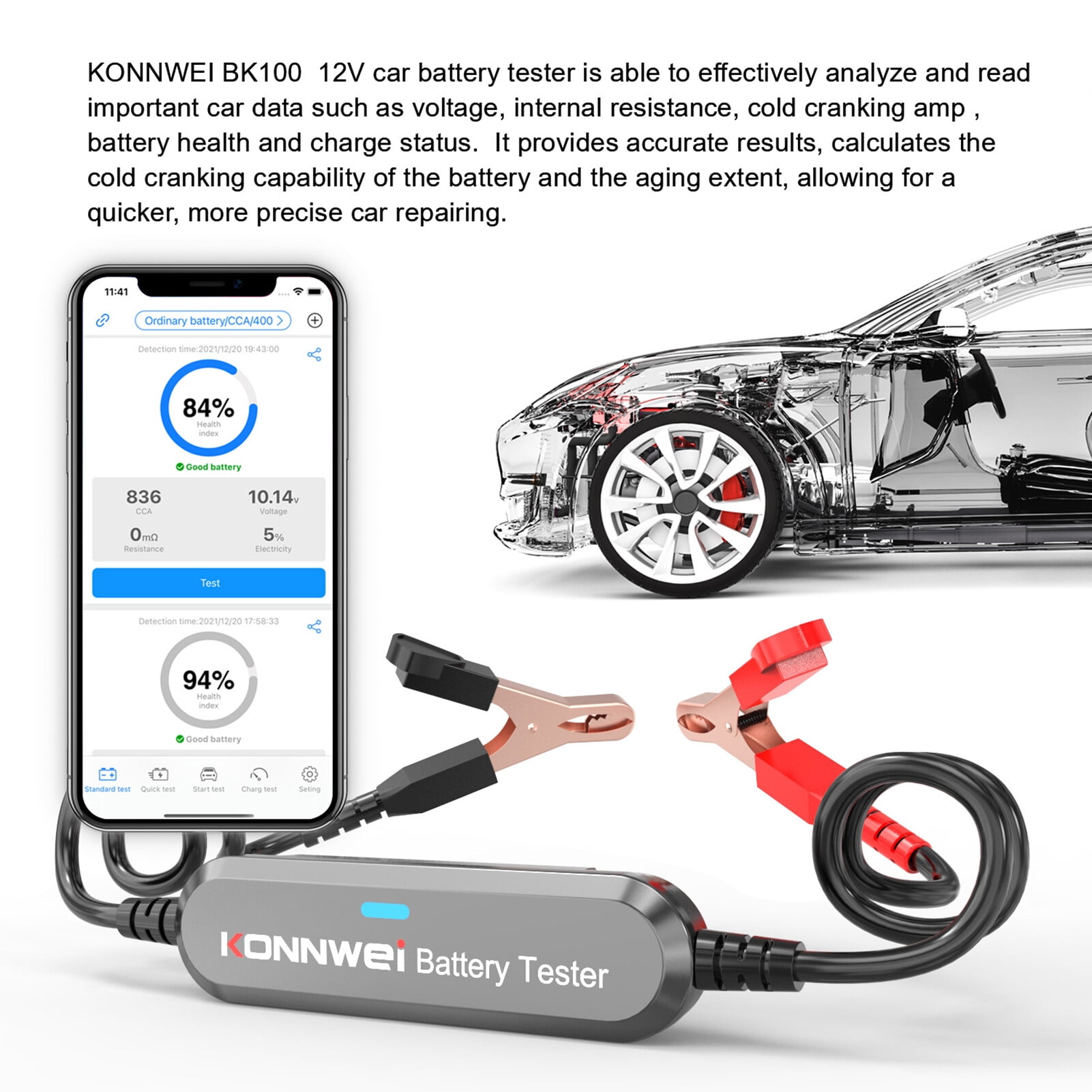 Current measuring instrument,Battery Load Bt Battery Tester Internal