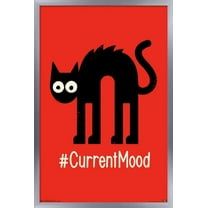 #CurrentMood Wall Poster, 14.725" x 22.375", Framed