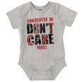 thumbnail image 1 of Currently In Dont Care Mode Funny Romper Boys or Girls Infant Baby Brisco Brands 6M, 1 of 6