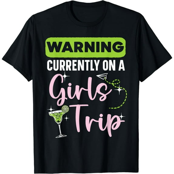 Currently On A Girls Trip Travel Traveler Summer Getaway T-Shirt