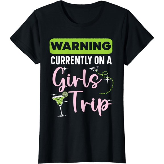 Currently On A Girls Trip Travel Traveler Summer Getaway T-Shirt