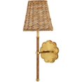 thumbnail image 1 of Currey And Company 5000-0272 Savoie 19" Tall Wall Sconce - Contemporary Gold Leaf /, 1 of 5